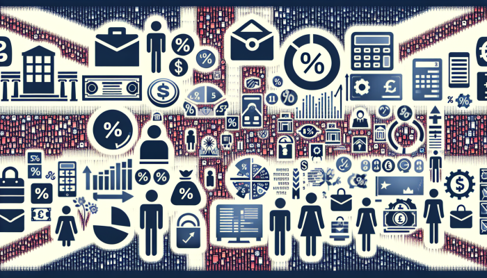 Debt Consolidation vs Personal Loans: A UK Guide | DCL Infographic illustrating personal loan options in the UK with graphs and icons on a Union Jack background.