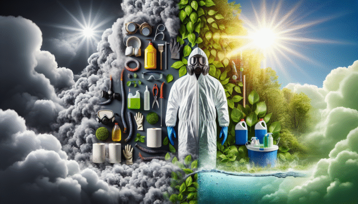 Comparison of chemical grout cleaners with strong fumes versus eco-friendly natural cleaners.