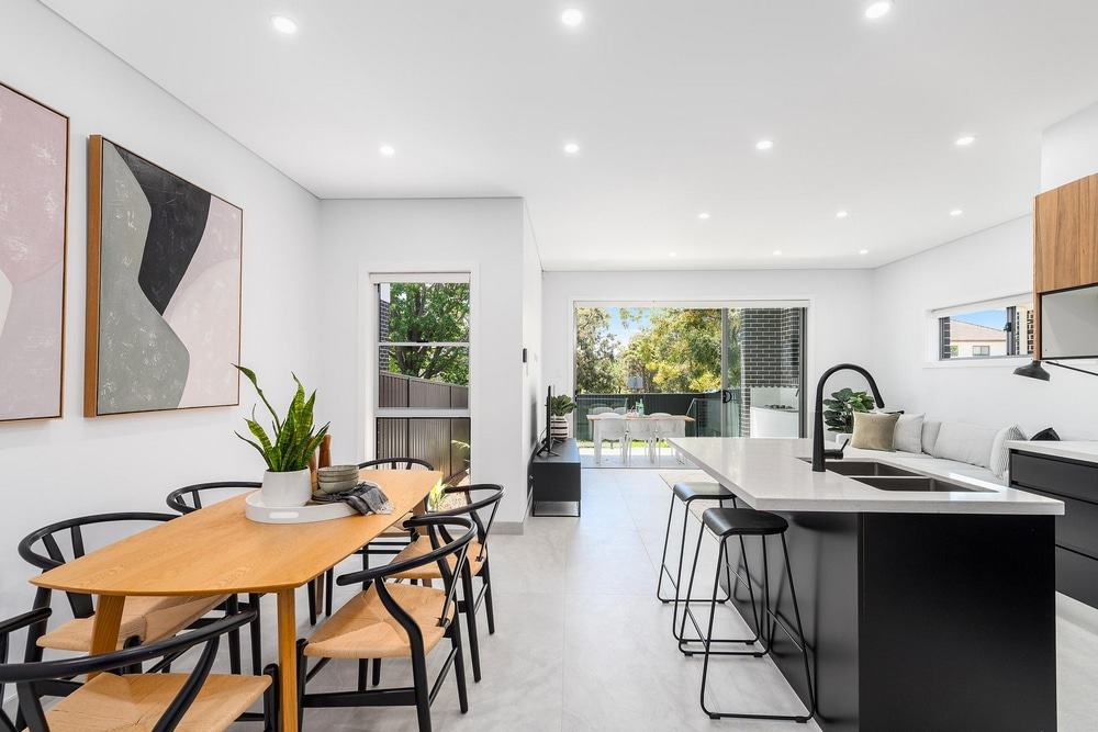 Revesby Duplex Builders Living Areas