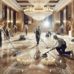 Travertine Floor Cleaning Restores Sutton Shine