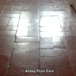 Deep Cleaning Quarry Tiles for Decades of Stubborn Grime