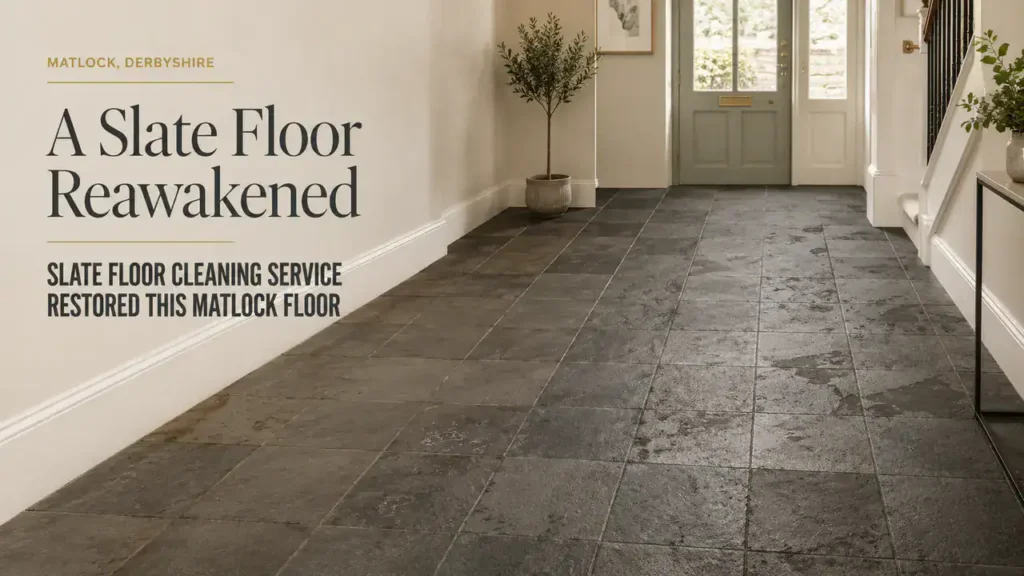 Slate Floor Cleaning Service Revitalises Spaces in Matlock