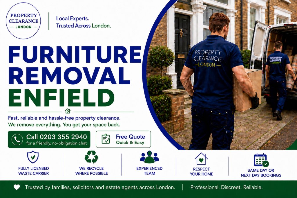 Furniture Removal Services: Enjoy Stress-Free Moves in Enfield