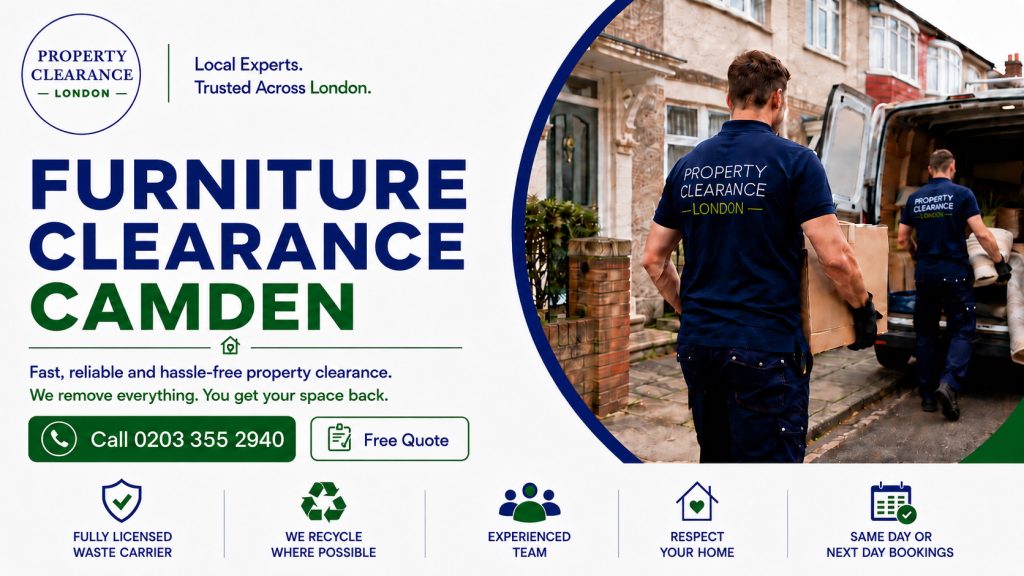 Furniture Removal Services: Expert Solutions in Camden