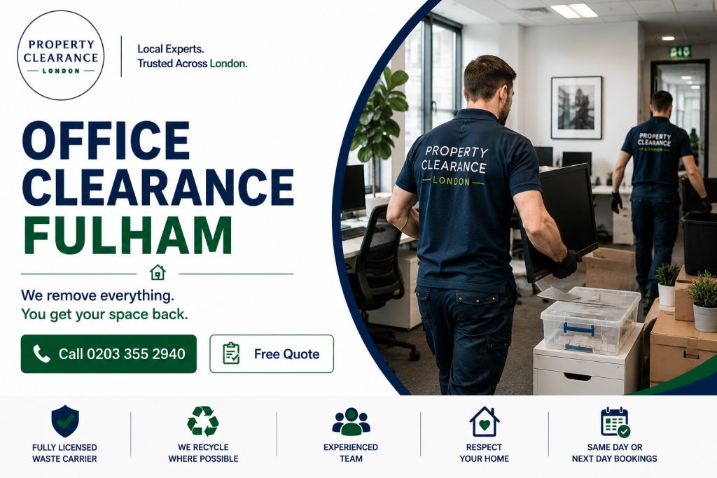 Office Clearance Services: Your Trusted Experts in Fulham