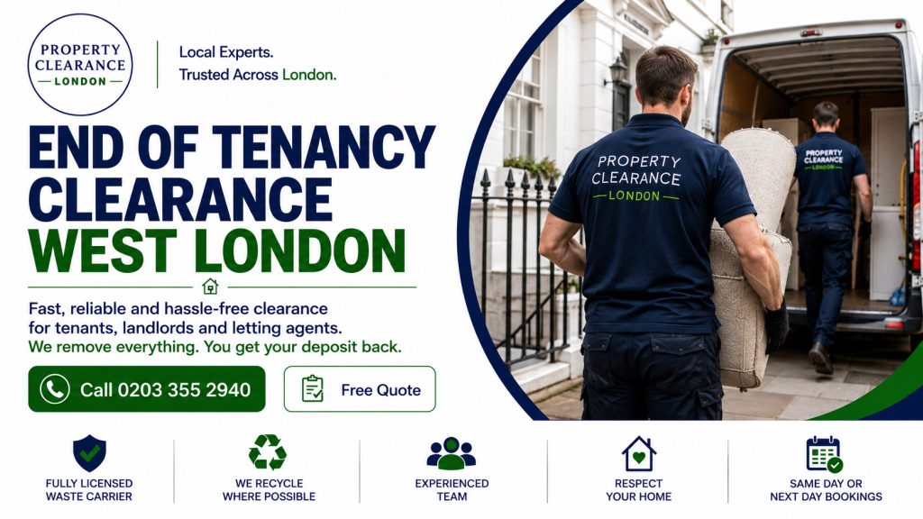 End of Tenancy Clearance in West London Services