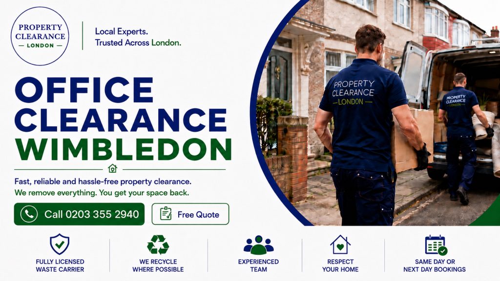 Office Clearance Services: Dependable Solutions in Wimbledon